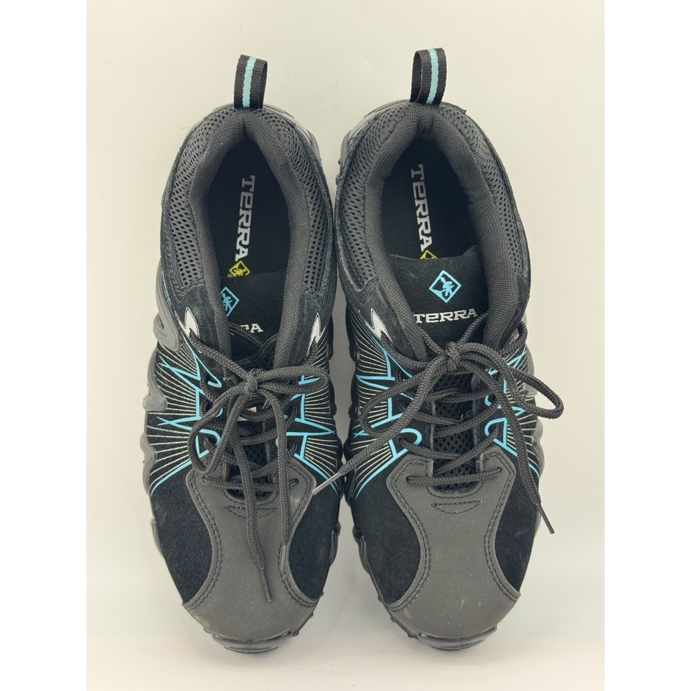 Terra Work Shoes Women's Suede Upper Composite Toe Plate Oil & Slip Resistant - Picture 7 of 11